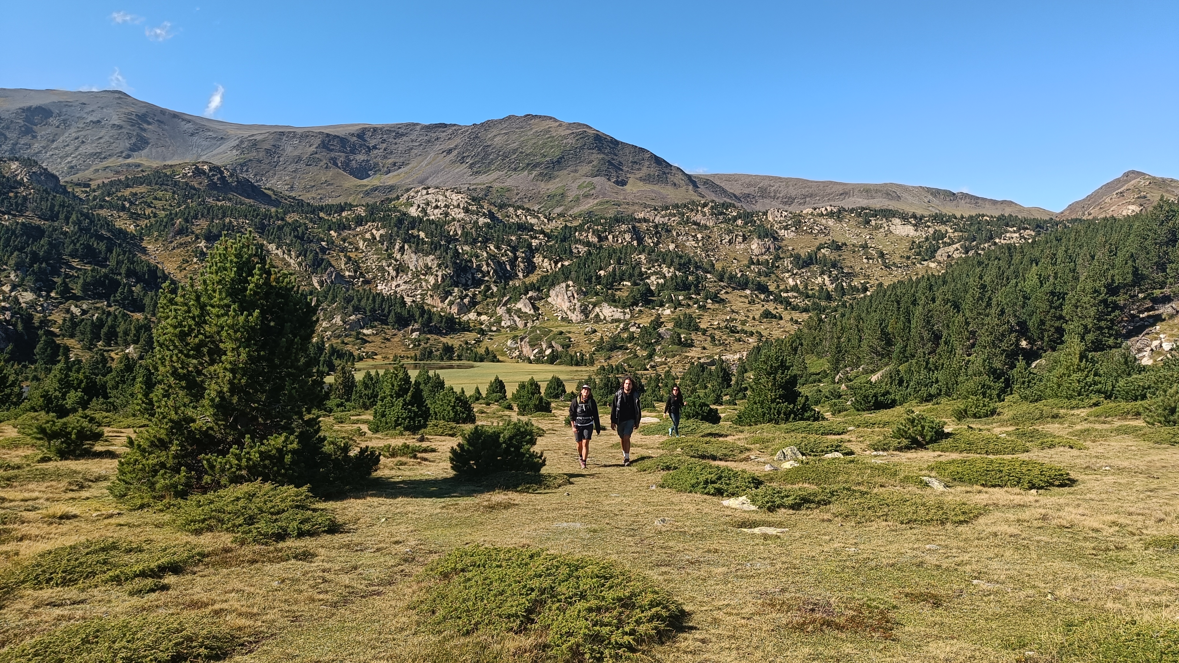 Hiking with friends